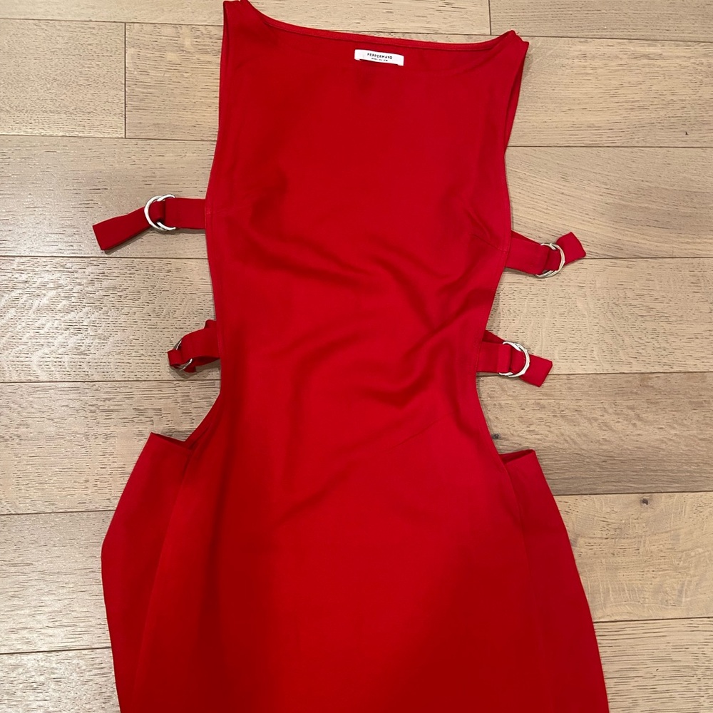 Peppermayo red buckle dress